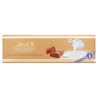 11 x Lindt Gold Swiss Premium Milk Chocolate Bar - 300G