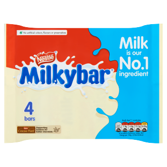 24 x Nestle Milkybar Medium 4 Pack 4X25Gm