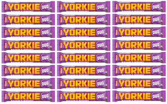 24 x Nestle Yorkie Raisin & Biscuit Duo 66G