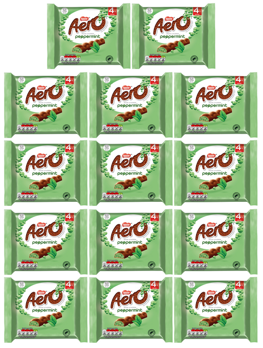 14 x Nestle Aero Peppermint 4 Pack 4X27Gm