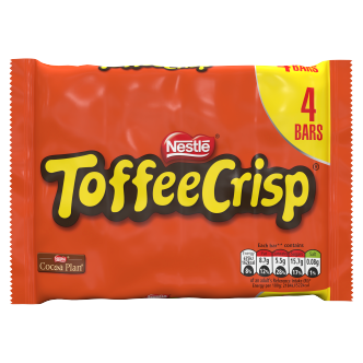 14 x Nestle Toffee Crisp 4Pk Multipack 4X31Gm