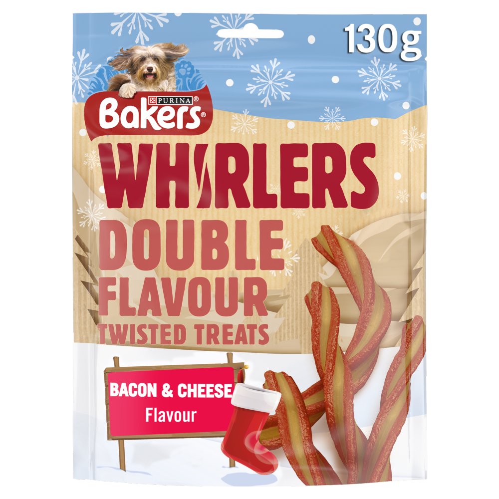 6 x Bakers Whirlers Bacon & Cheese  - 130GM