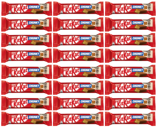 24 x Nestle Kitkat Chunky Milk 40Gm