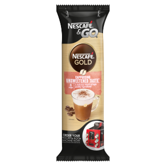 8 X Nescafe Go Cappuccino Unsweetned Cup
