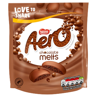 8 X Nestle Aero Melts Milk Pouch 92Gm