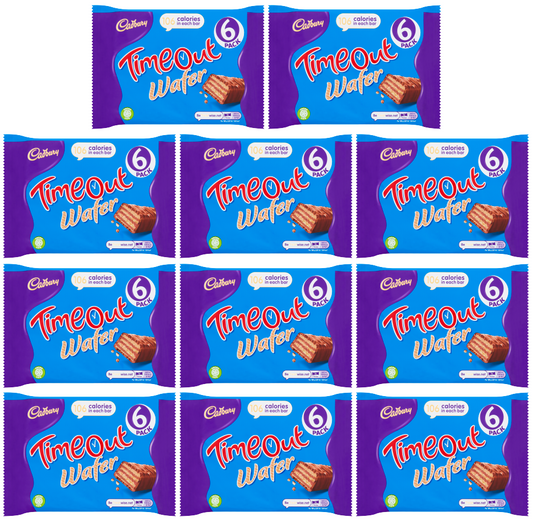 13 x Cadbury Timeout Multi Pack 6Pk 121Gm
