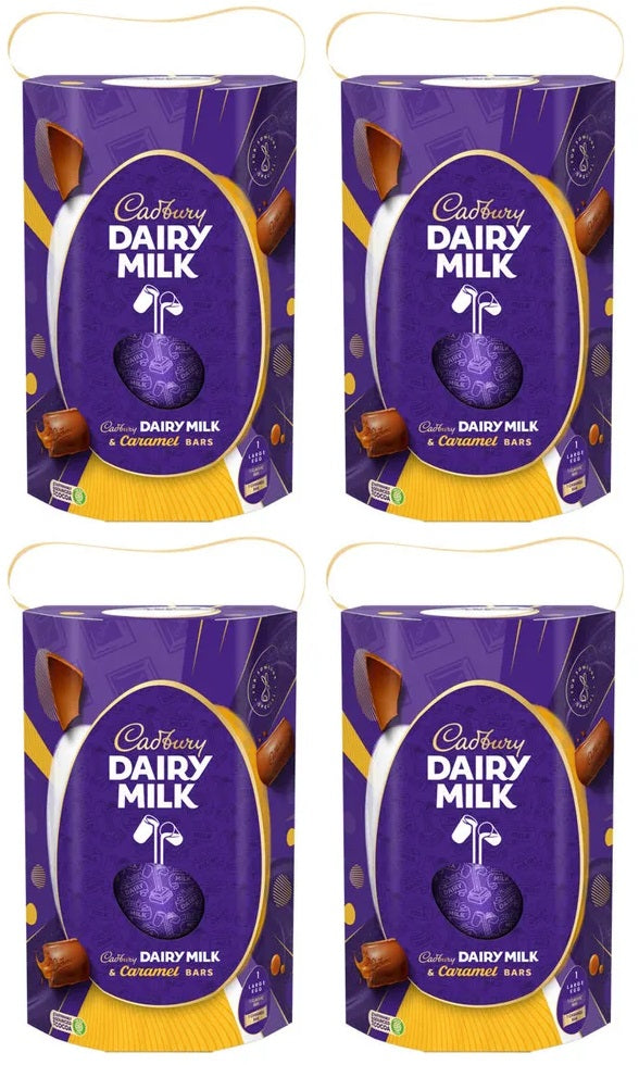 4 x Cadbury Dairymilk & Caramel Special Gesture Egg - 245GM
