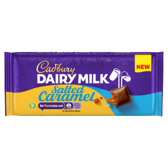 16 x Cadbury Dairy Milk Salted Caramel - 120Gm