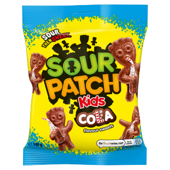 10 X Sour Patch Cola Sugar Free 140G