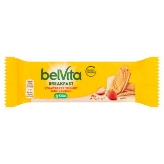 18 x Belvita Duo Strawberry & Yogurt 50.6Gm