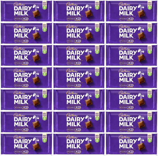 21 x Cadbury Dairy Milk Large Bar 110Gm