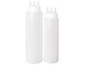 Vogue Squeeze Bottle Clear 3 Nozzle 908Ml