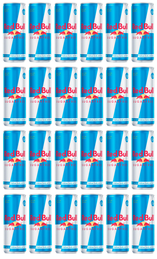 24 x Red Bull Energy Drink Sugar Free 250Ml