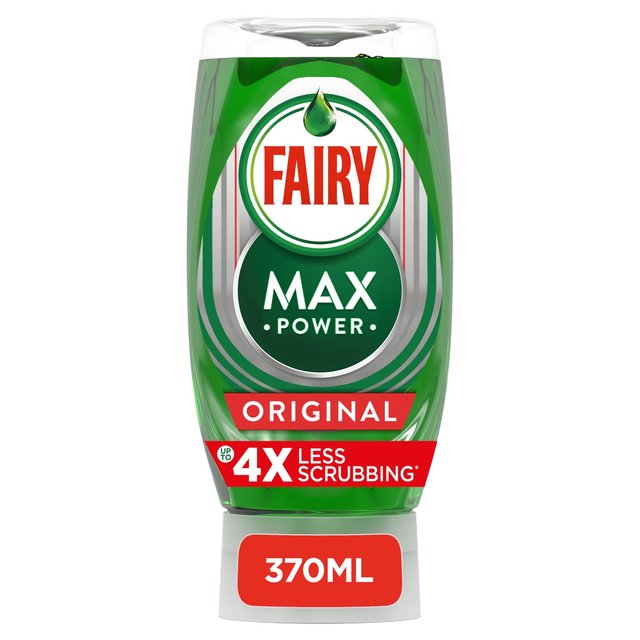 8 x Fairy Max Power Washing Up Liquid 370 Ml