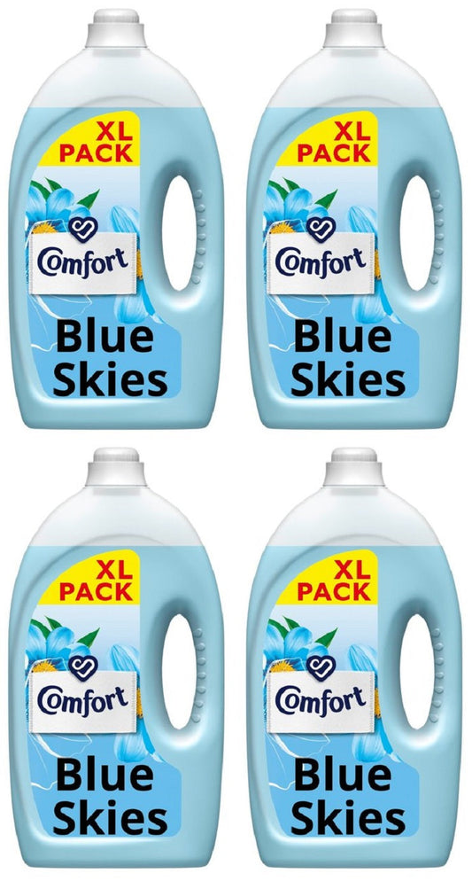4 x Comfort  Fabric Conditioner Blue Skies 83 Washes (2.49 L)