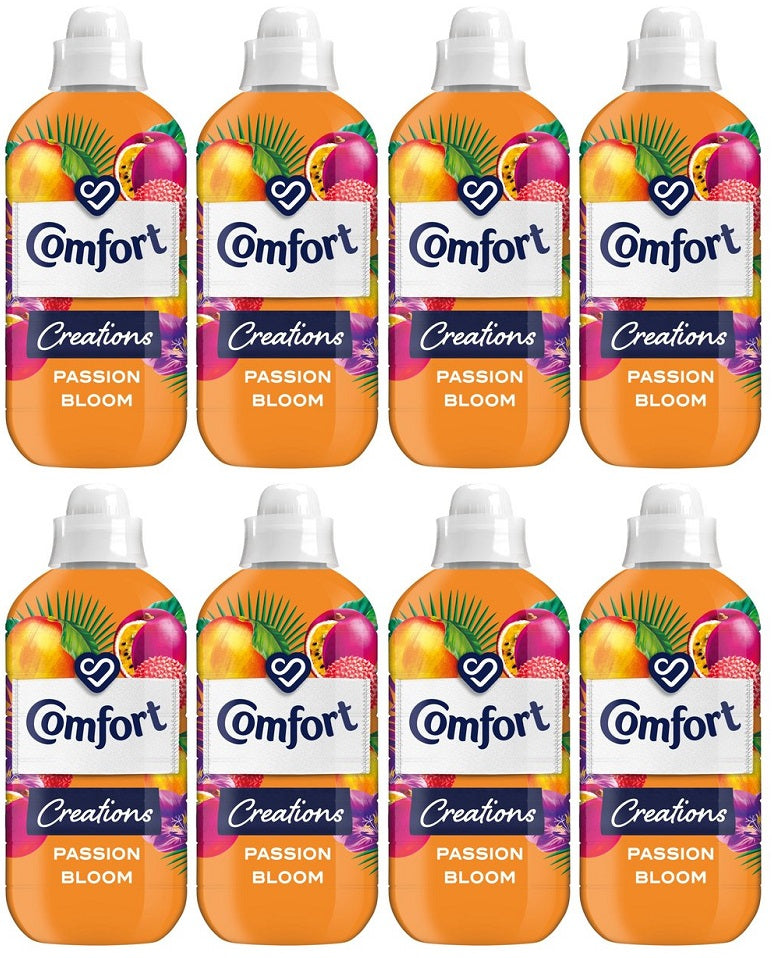 8 X Comfort Creations Fabric Conditioner Passion Bloom 900ML