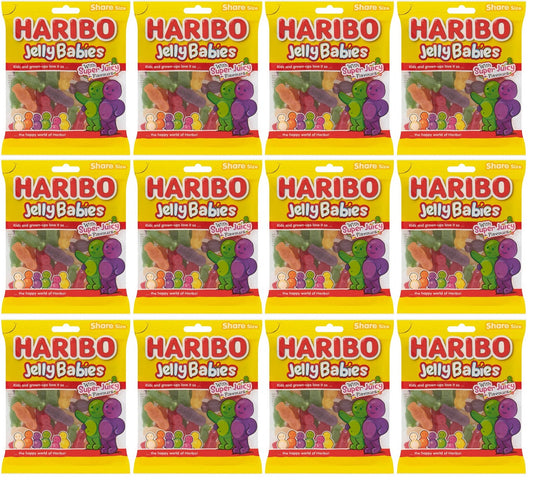 12 x Haribo Jelly Babies 160G
