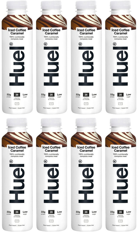 8 x Huel Iced Coffee Caramel 500Ml