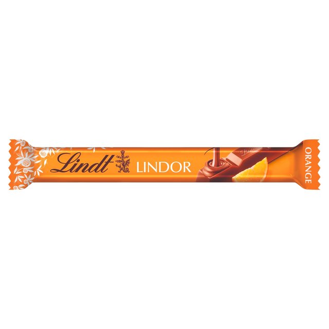 24 x Lindt Lindor Orange Milk Chocolate Treat Bar 38G