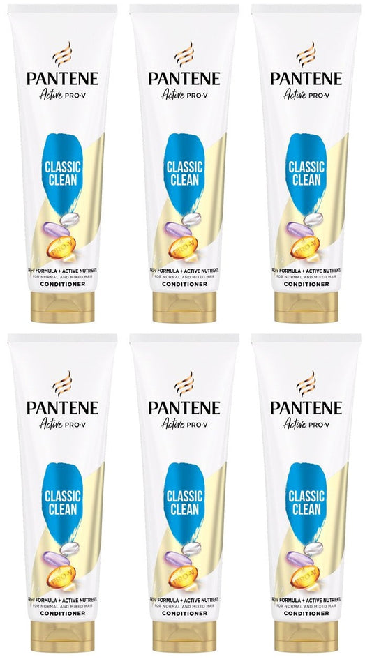 6 x Pantene Core Classic Clean Conditioner 275Ml