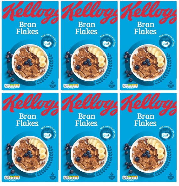 6 x Kellogg's Bran Flakes 500G