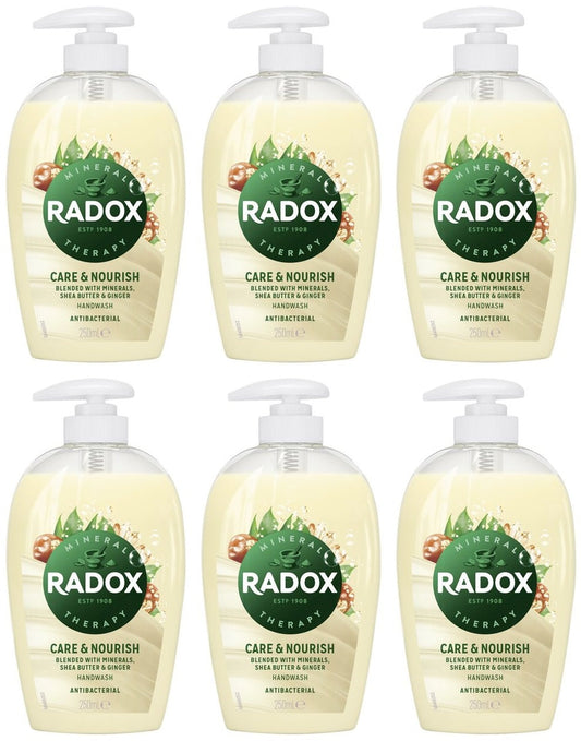 6 x Radox Antibac And Nourish Handwash 250Ml
