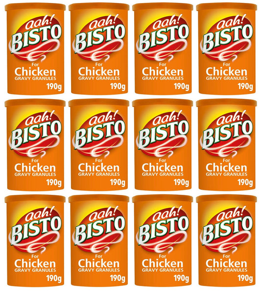 12 x Bisto For Chicken Gravy Granules 190G