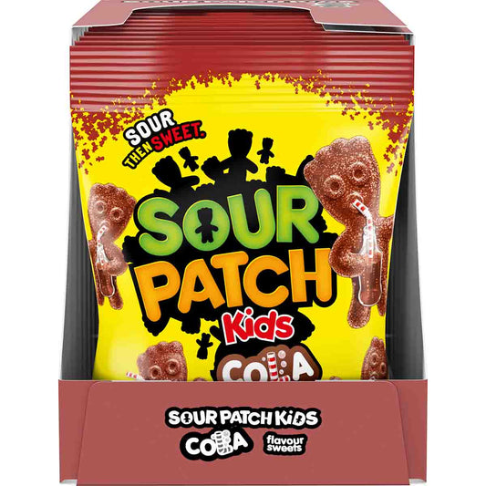 10 x Sour Patch Kids Cola Flavour Sweets 130G