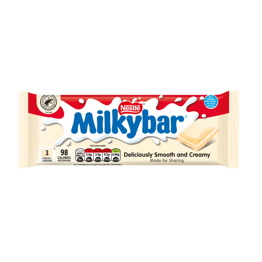 20 x Milkybar White Chocolate Sharing Bar - 90GM