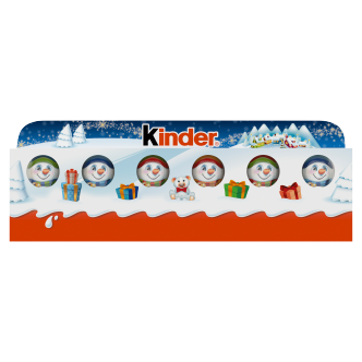 10 x Kinder 5 Pack Xmas Figures - 90GM