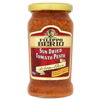 6 x Filippo Berio Sun Dried Tomato Pesto 190G