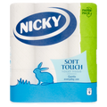 5 x Nicky Soft Touch White 9 Roll