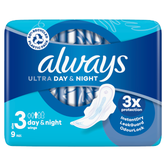 16 x Always Ultra Night - 9 Pack
