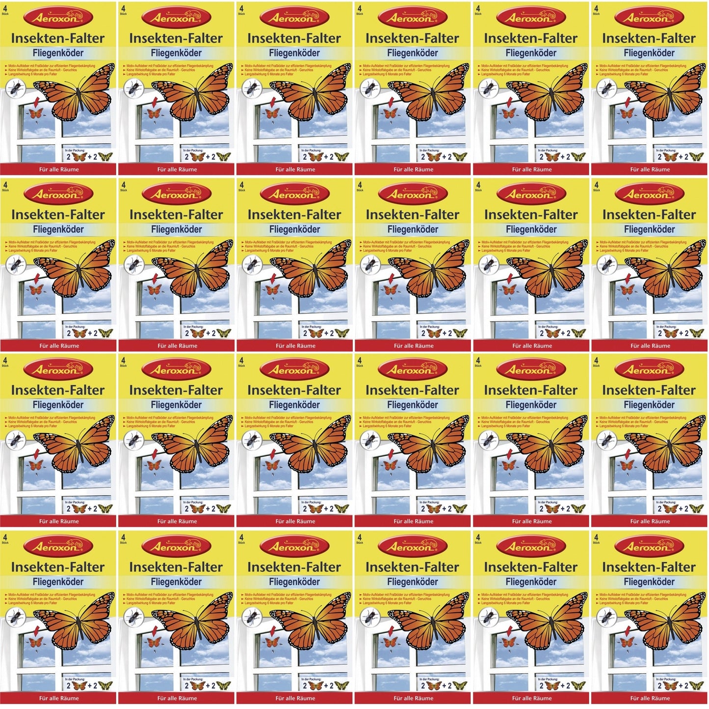 24 x Aeroxon Window Fly Killer 4 X 3.5G