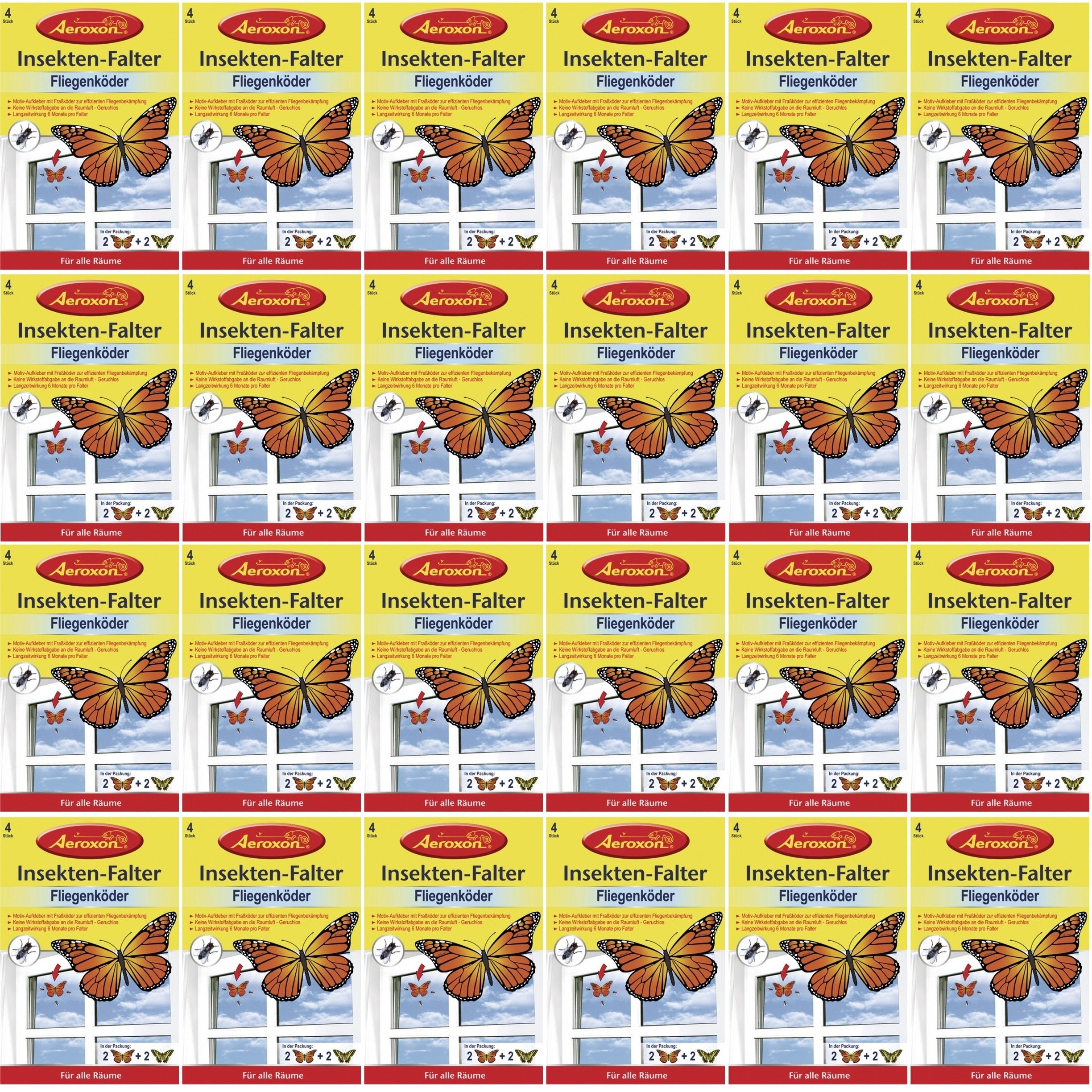 24 x Aeroxon Window Fly Killer 4 X 3.5G