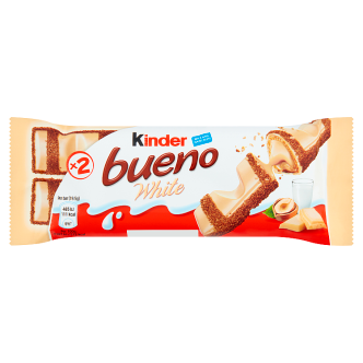 30 x Kinder Bueno Bar White 39Gm