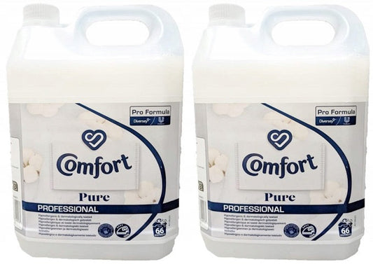2 x Comfort Professional Dilute Pure  5Ltr 45 Wash