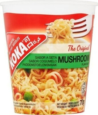 12 x Koka The Original Mushroom Flavour Oriental Instant Noodles 70G