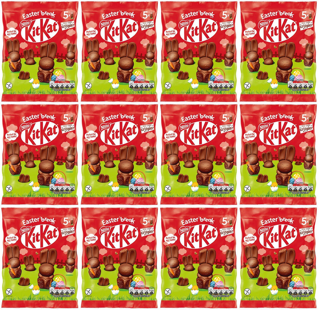 12 x Kitkat Mini Bunny Milk Choc Sharing Bag - 55GM