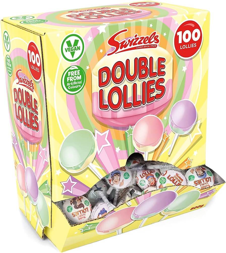 100 x Swizzels Double Lollies