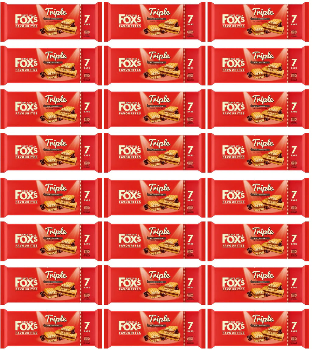 24 x Foxs Triple 7-pack - 7PK