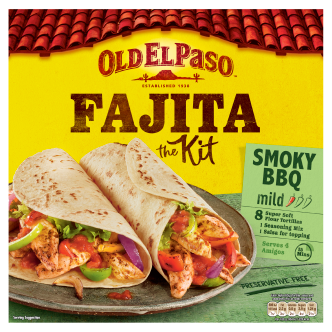 6 x Old El Paso Smoky Bbq Fajita Kit 500Gr