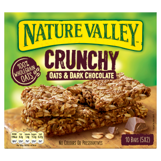 5 x Nature Valley Oats & Chocolate 5Pk 210Gm