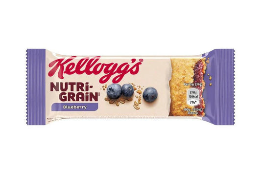25 x Kellogg's Nutri-grain Blueberry Bars - 37G