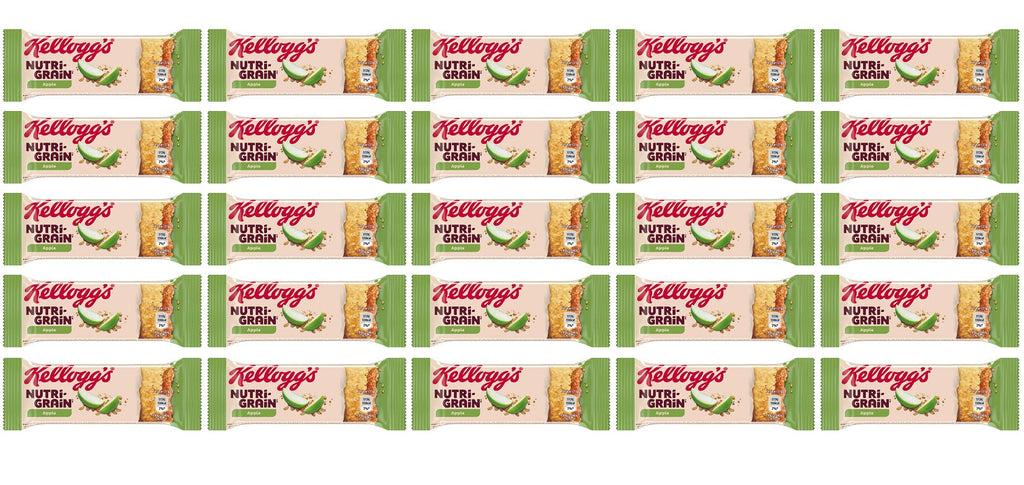 25 x Kellogg's Nutri-grain Apple Bars  - 37G