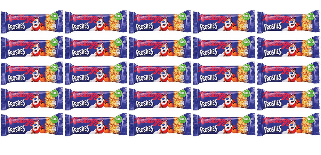 25 x Kelloggs Frosties Cereal & Milk Bar - 25GM