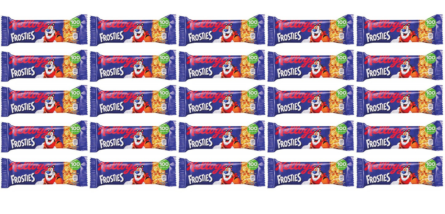 25 x Kelloggs Frosties Cereal & Milk Bar - 25GM