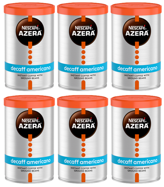 6 X Nescafe Azera Americano Decaff 90G