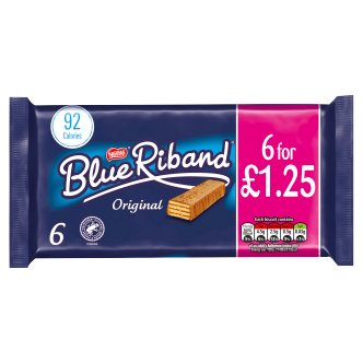 14 x Nestle Blue Riband 6Pk - 6X18Gm