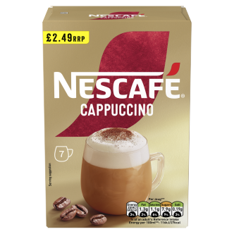 6 x Nescafe Cappuccino Frothy Coffee Sachets   - 108